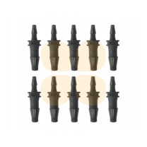 Straight Through Reduction Tube Fitting 4 mm to 2.4 mm ID (10 pcs)+546
