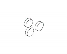 VJ-1604 Take Up Holder Roller L - DG-40474+3789