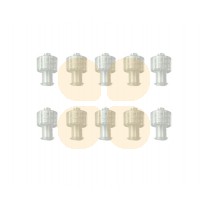 Male Luer Integral Lock Ring to Female Luer Thread Style Coupler (10 pcs)+580