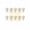 Male Luer Integral Lock Ring to Female Luer Thread Style Coupler (10 pcs)