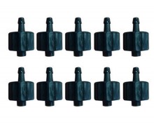 Male Luer Integral Lock Ring 2.4mm ID Tubing (10 pcs)+509