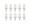 Jeti 3312 UNF Thread to Hose Barb connector 3mm ID Tubing (10 pcs) 