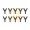 Y Tube Fitting ID Tubing 4.8MM Nylon Black (10 pcs)